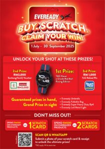 10 Eveready Scratch & Win
